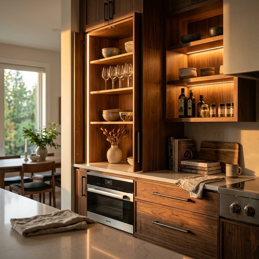 Armadi da cucina: set di armadi da base, parete e dispensa