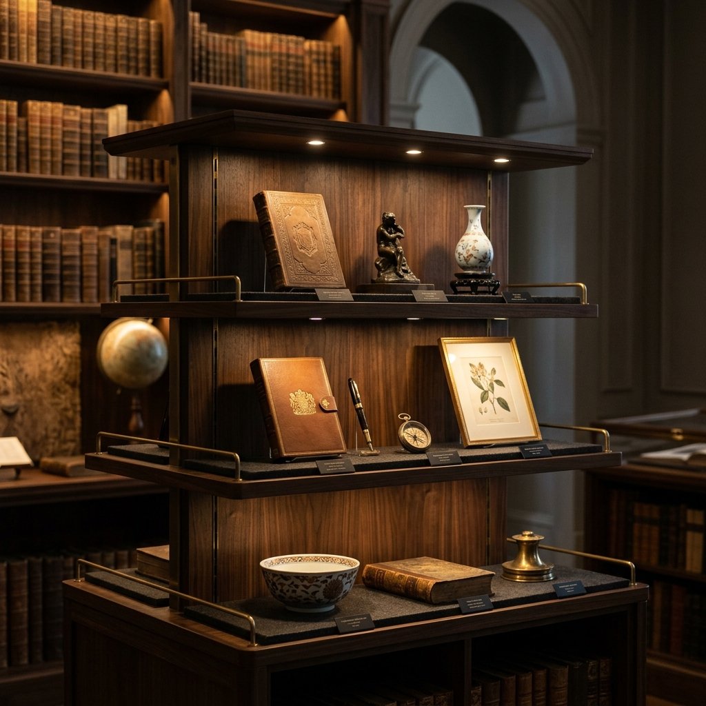 Librerie-armadi: scaffali con archiviazione chiusa